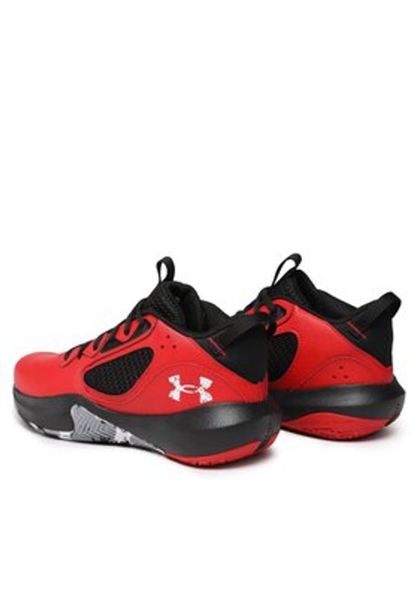Under Armour Buty do koszykówki Ua Lockdown 6 3025616-600 Czerwony. Kolor: czerwony. Materiał: skóra. Sport: koszykówka