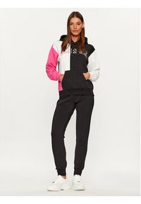 Champion Bluza Hooded Sweatshirt 116742 Czarny Custom Fit. Kolor: czarny. Materiał: bawełna