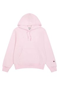 Bluza damska Champion Hooded Sweatshirt 117785. Kolor: różowy. Sport: turystyka piesza