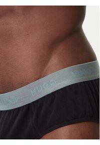 Hugo - HUGO Komplet slipów 50532570 Czarny. Kolor: czarny. Materiał: bawełna #10