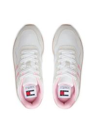 Tommy Jeans Sneakersy Tjw Eva Runner Mat Mix Ess EN0EN02510 Różowy. Kolor: różowy. Materiał: zamsz, skóra