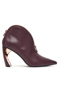United Nude Botki Zuma Stacy Hi 1094692216 Bordowy. Kolor: czerwony. Materiał: skóra