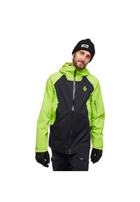 Kurtka narciarska męska Black Diamond Recon LT Stretch Shell. Kolor: żółty, wielokolorowy, zielony. Sport: narciarstwo