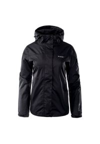 Hi-tec - Kurtka damska Hi-Tec Lady Resti - czarna, Rozmiar L. Typ kołnierza: kaptur. Kolor: czarny. Wzór: nadruk #1