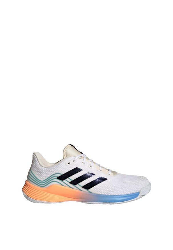 Buty halowe do siatkówki męskie Adidas Novaflight Volleyball Shoes. Kolor: czarny, pomarańczowy, biały, wielokolorowy. Sport: siatkówka
