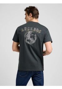 Lee - MESKA KOSZULKA LEE RELAXED GRAPHIC TEE WASHED BLACK 112370512 #4