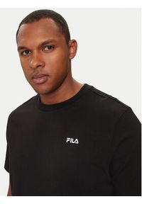 Fila T-Shirt Berloz FAM0340 Czarny Regular Fit. Kolor: czarny. Materiał: bawełna #3