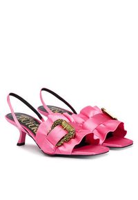 Versace Jeans Couture Sandały 80VA3S48 ZS185 Różowy. Kolor: różowy. Materiał: materiał #4