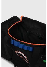Karl Lagerfeld torba kolor czarny. Kolor: czarny. Materiał: materiał #6