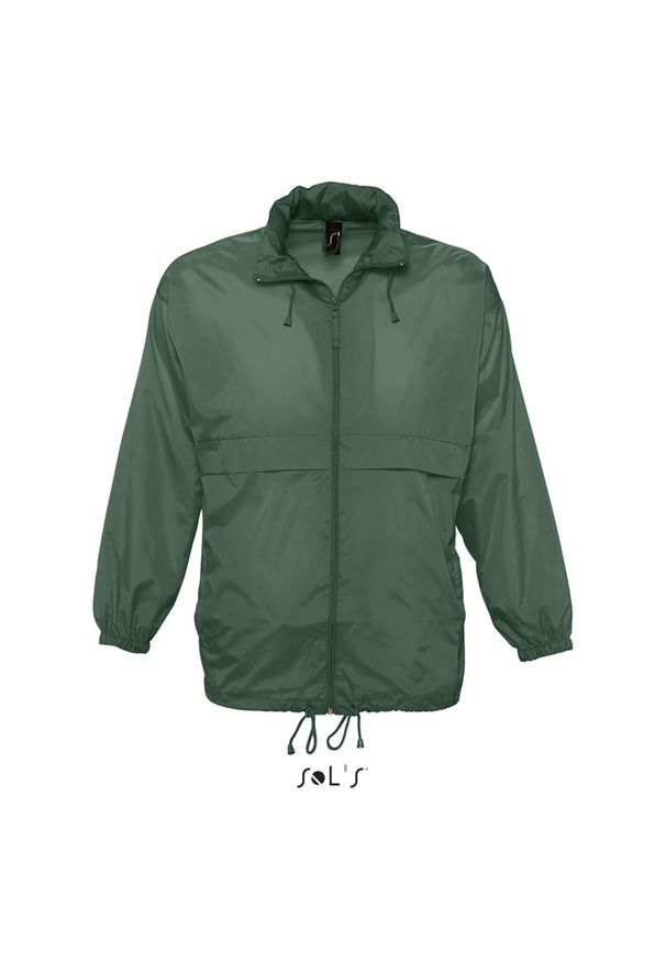 SOL'S - Windbreaker Sol's Surf. Kolor: zielony. Styl: klasyczny