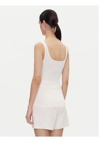Hugo - HUGO Top Vest Red Label 50469665 Écru Slim Fit. Kolor: kremowy. Materiał: bawełna #2