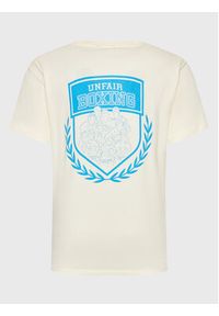 Unfair Athletics T-Shirt UNFR23-007 Beżowy Regular Fit. Kolor: beżowy. Materiał: bawełna #3