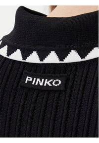 Pinko - PINKO Sukienka dzianinowa Nisida 105422 A2PT Czarny Regular Fit. Kolor: czarny. Materiał: syntetyk #3