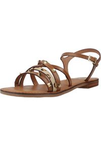 Geox - Sandały GEOX D MADDALUSIAC Brązowy. Kolor: brązowy. Materiał: skóra. Sport: turystyka piesza #1