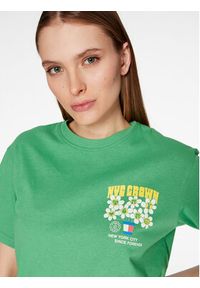 Tommy Jeans T-Shirt Homegrown DW0DW15474 Zielony Relaxed Fit. Kolor: zielony. Materiał: bawełna