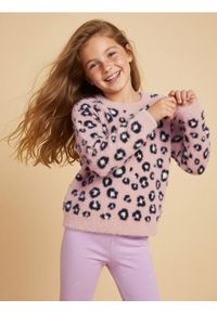 Sinsay - Sweter ze wzorkiem panterki - wielobarwny. Wzór: motyw zwierzęcy #1