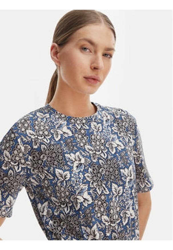 Weekend Max Mara Sukienka letnia Fascino 2615621012 Niebieski Regular Fit. Kolor: niebieski. Materiał: bawełna. Sezon: lato