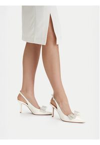 Eva Minge Szpilki ANEMONE-V1892-56-1 Biały. Kolor: biały. Materiał: skóra, syntetyk. Obcas: na szpilce #5