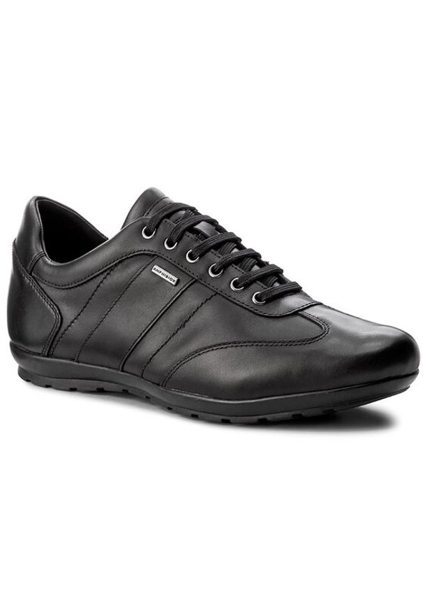 Geox Półbuty U Symbol B Abx B U44P2B 00043 C9999 Czarny. Kolor: czarny. Materiał: skóra
