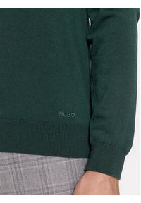 Hugo Sweter San Cedric-M1 50476832 Zielony Regular Fit. Kolor: zielony. Materiał: wełna #2