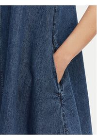 Tommy Jeans Sukienka jeansowa DW0DW22341 Niebieski A-Line Fit. Kolor: niebieski. Materiał: bawełna #3