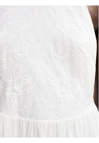 Desigual Sukienka letnia MONSIEUR CHRISTIAN LACROIX Romantic 24SWVW78 Biały Regular Fit. Kolor: biały. Materiał: bawełna. Sezon: lato