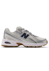 Buty unisex New Balance U740SN2 – srebrne. Kolor: srebrny. Materiał: syntetyk, materiał. Szerokość cholewki: normalna. Sezon: lato. Sport: turystyka piesza