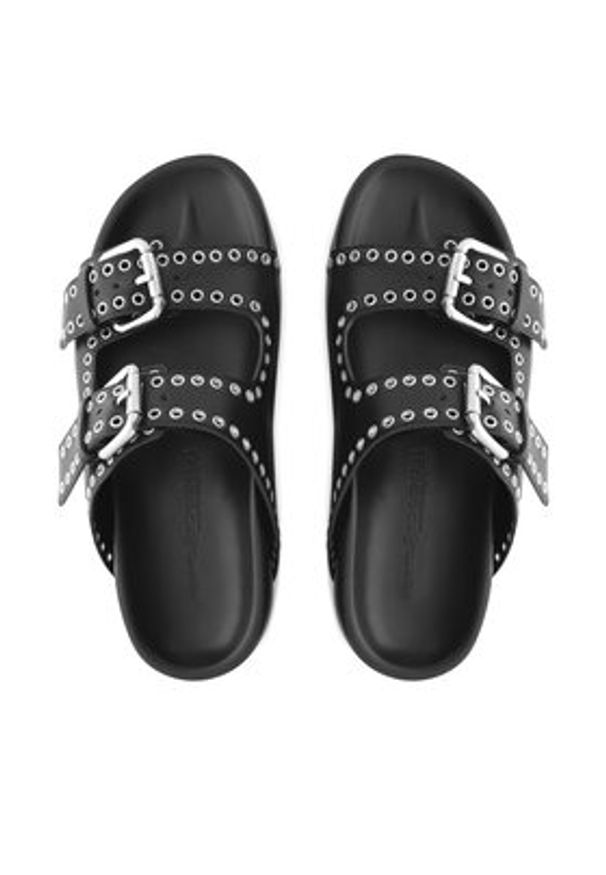 KENNEL&SCHMENGER - Kennel & Schmenger Klapki Soda 51-96200.210 Czarny. Kolor: czarny. Materiał: skóra