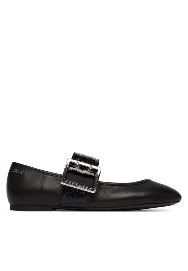 Karl Lagerfeld - Baleriny KARL LAGERFELD. Kolor: czarny