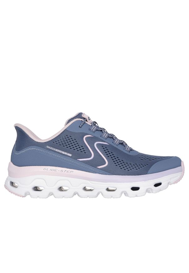 skechers - Trenerzy damscy Skechers Glide-Step Sole. Kolor: niebieski