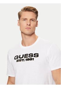 Guess T-Shirt M5RI50 K9RM1 Biały Regular Fit. Kolor: biały. Materiał: bawełna #3