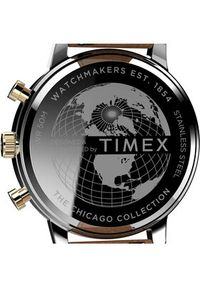 Timex Zegarek Chicago Chronograph 45mm TW2U39000 Brązowy. Kolor: brązowy #3