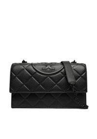 Tory Burch Torebka Fleming Soft Grain Convertible Shoulder Bag 169791 Czarny. Kolor: czarny. Materiał: skórzane #1