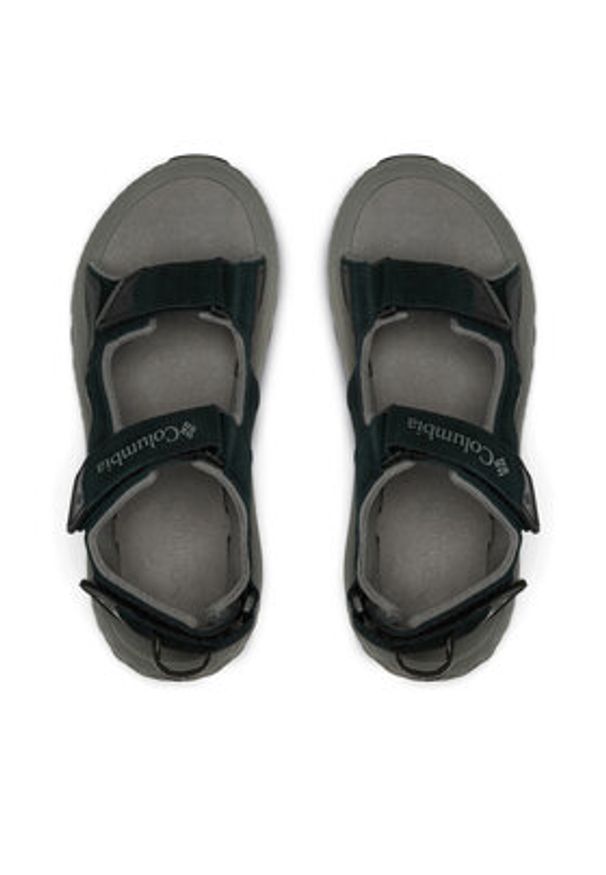 columbia - Columbia Sandały Konos Hiker 2121571 Czarny. Kolor: czarny. Materiał: skóra, zamsz