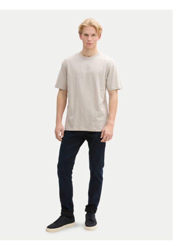 Tom Tailor Denim T-Shirt 1045021 Szary Relaxed Fit. Kolor: szary. Materiał: bawełna