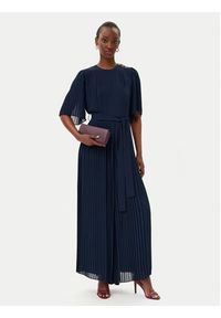 TwinSet - TWINSET Kombinezon 251TP2050 Granatowy Loose Fit. Kolor: niebieski. Materiał: syntetyk #2