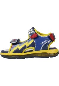 Geox - Sandały GEOX B SANDAL TODO BOY Niebieski. Kolor: niebieski. Materiał: syntetyk, tkanina. Sezon: lato