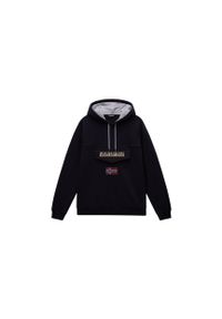 Bluza z kapturem Napapijri Burgee Wint 4. Typ kołnierza: kaptur. Kolor: czarny #1