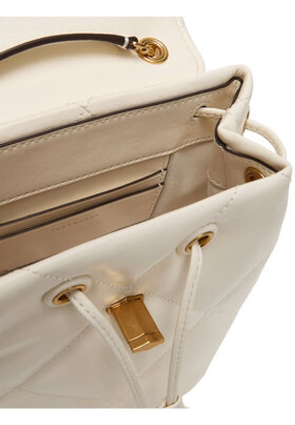 Tory Burch Plecak Kira Diamond 170485 Biały. Kolor: biały. Materiał: skóra