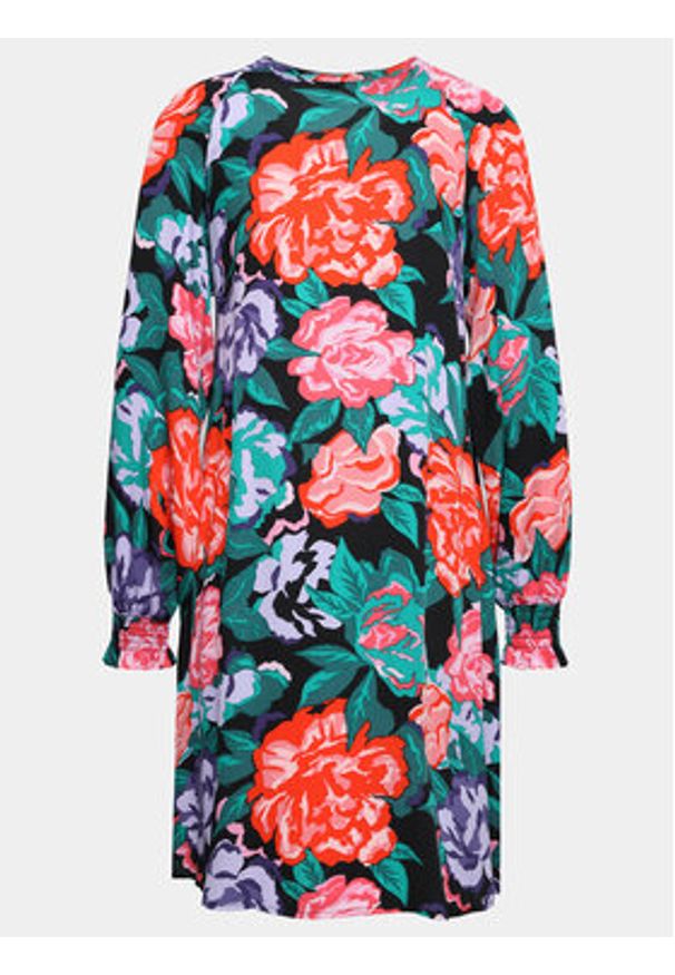 Culture Sukienka letnia Cuvirna 50109702 Fioletowy Relaxed Fit. Kolor: fioletowy. Materiał: wiskoza. Sezon: lato