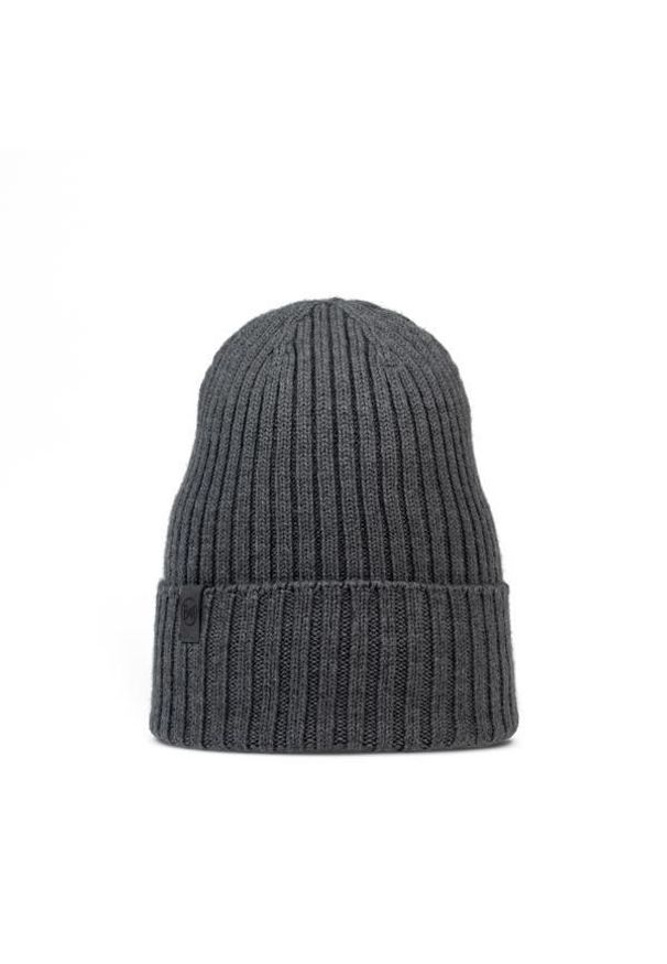 Buff - Czapka zimowa z wełny merino Norval. Kolor: szary. Materiał: wełna. Sezon: zima. Styl: sportowy