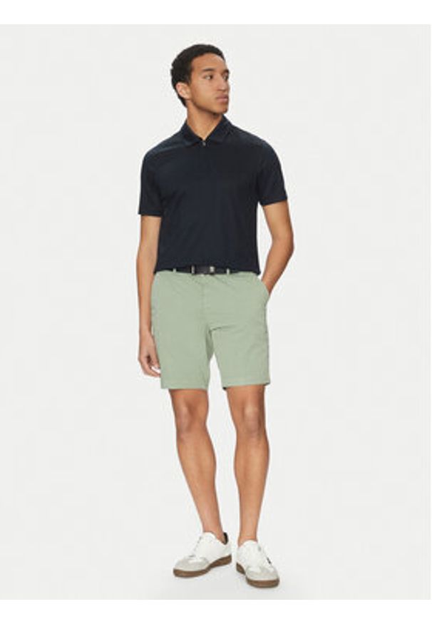 BOSS Szorty materiałowe H-Slice 50540743 Zielony Regular Fit. Kolor: zielony. Materiał: bawełna