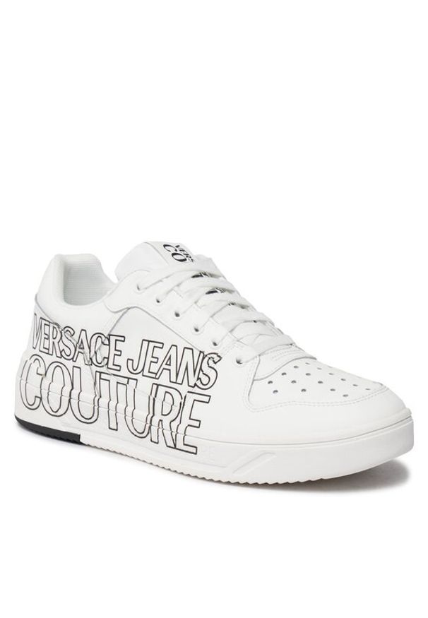 Versace Jeans Couture Sneakersy 75YA3SJ5 Biały. Kolor: biały