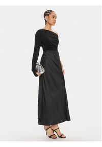ViCOLO Spódnica maxi TB0342 Czarny Regular Fit. Kolor: czarny. Materiał: wiskoza