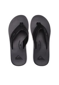 Quiksilver Japonki AQYL100886 Czarny. Kolor: czarny. Materiał: skóra #5