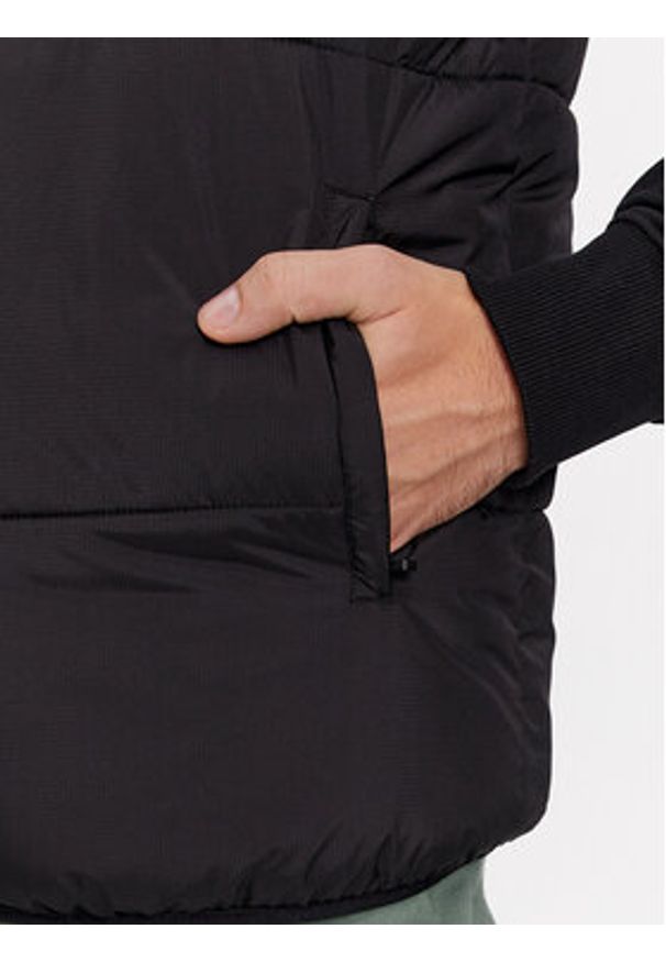 Kappa Kamizelka Emanu 361F8RW Czarny Regular Fit. Kolor: czarny. Materiał: syntetyk