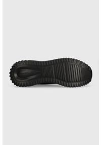Calvin Klein Jeans sneakersy EVA RUNNER SOCK KNIT kolor czarny YM0YM00782. Kolor: czarny. Materiał: poliester, guma #2