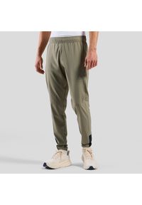 Odlo - Legginsy męskie ZEROWEIGHT Pants regular length. Kolor: zielony. Sport: bieganie
