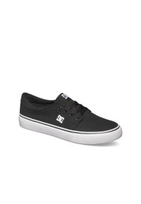 DC Shoes - Buty dla Mężczyzn TRASE TX Czarny. Kolor: szary. Materiał: bawełna, guma, tkanina. Szerokość cholewki: normalna. Wzór: nadruk #1