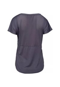Hi-tec - T-shirt Damski Z Krótkim Rękawem Hine. Kolor: szary. Długość rękawa: krótki rękaw. Długość: krótkie. Sport: turystyka piesza